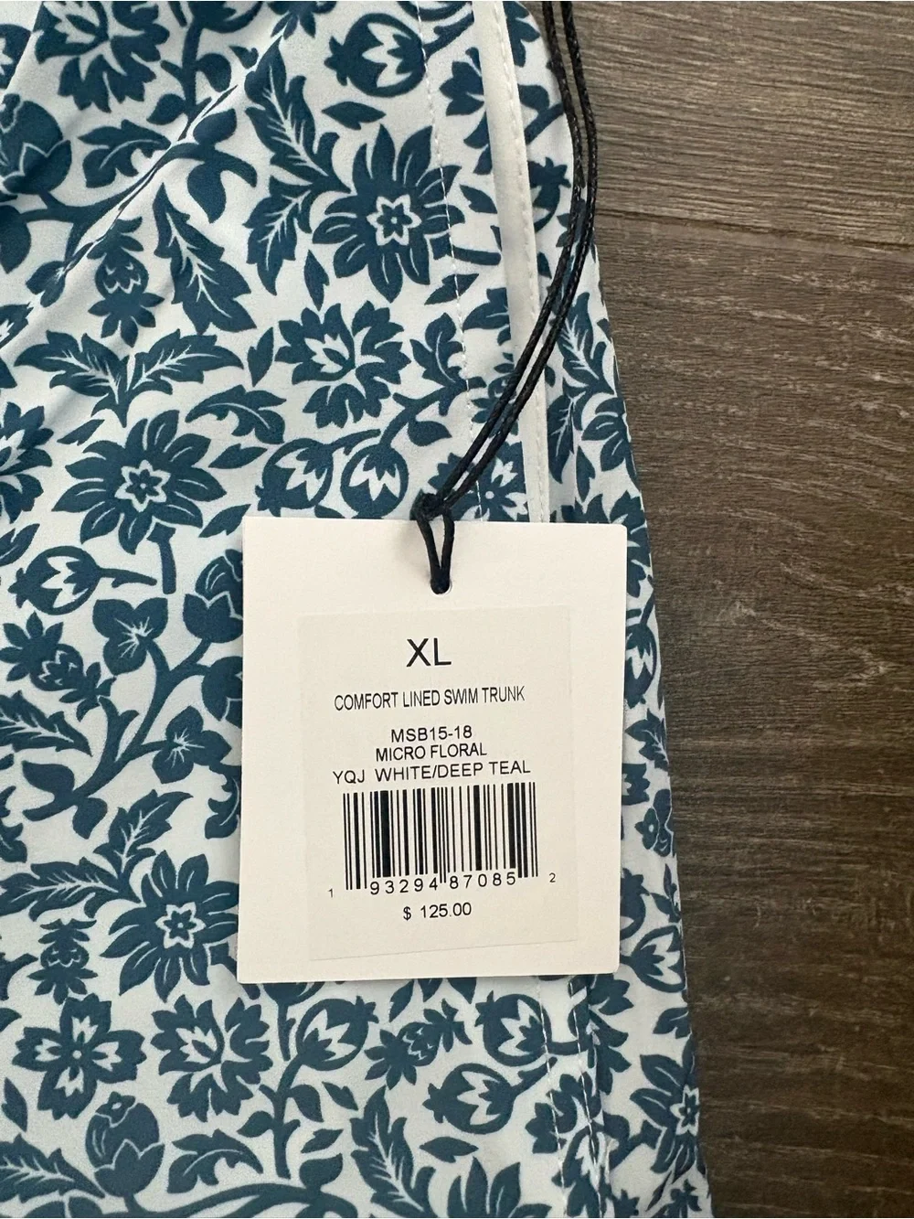 Onia Comfort Lined Swim Trunks - Size XL NEW!